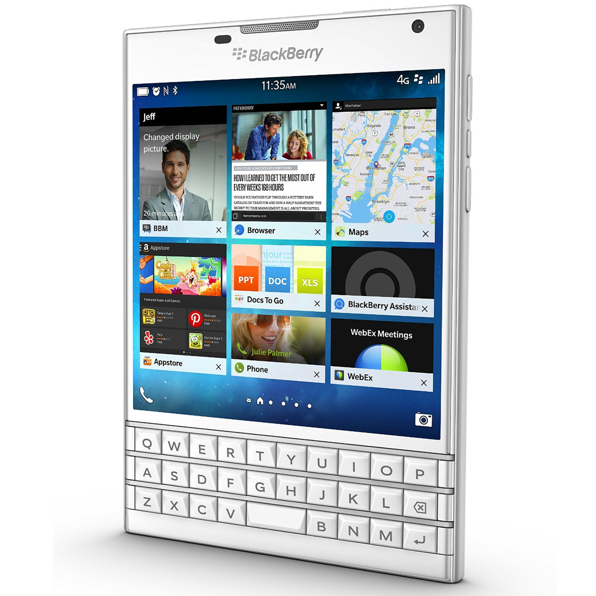 BlackBerry Passport en Blanco en preventa