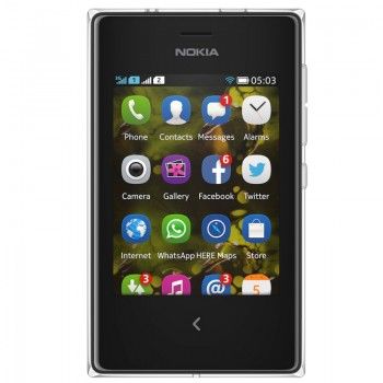 Nokia Asha 503 Dual Sim  - Negro